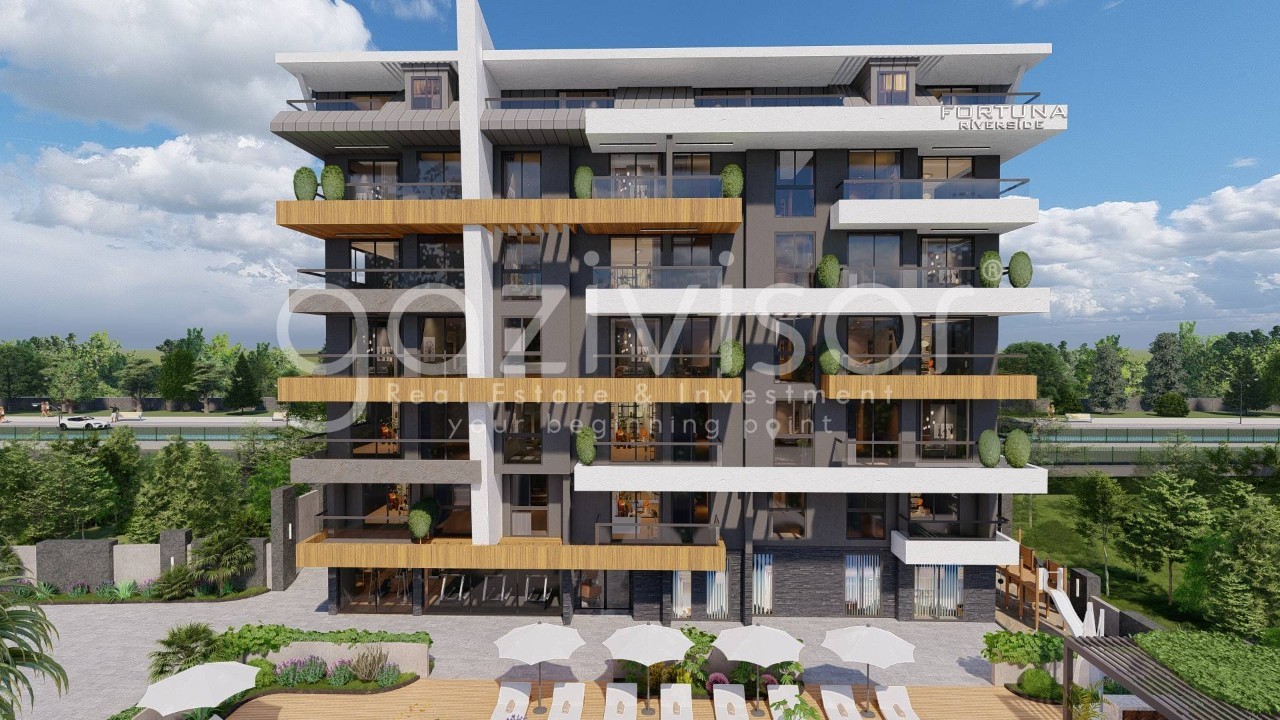 GAZİPAŞA PAZARCI A GREAT LOCATION HIGH-QUALITY PROJECT 2+1 DUBLEX